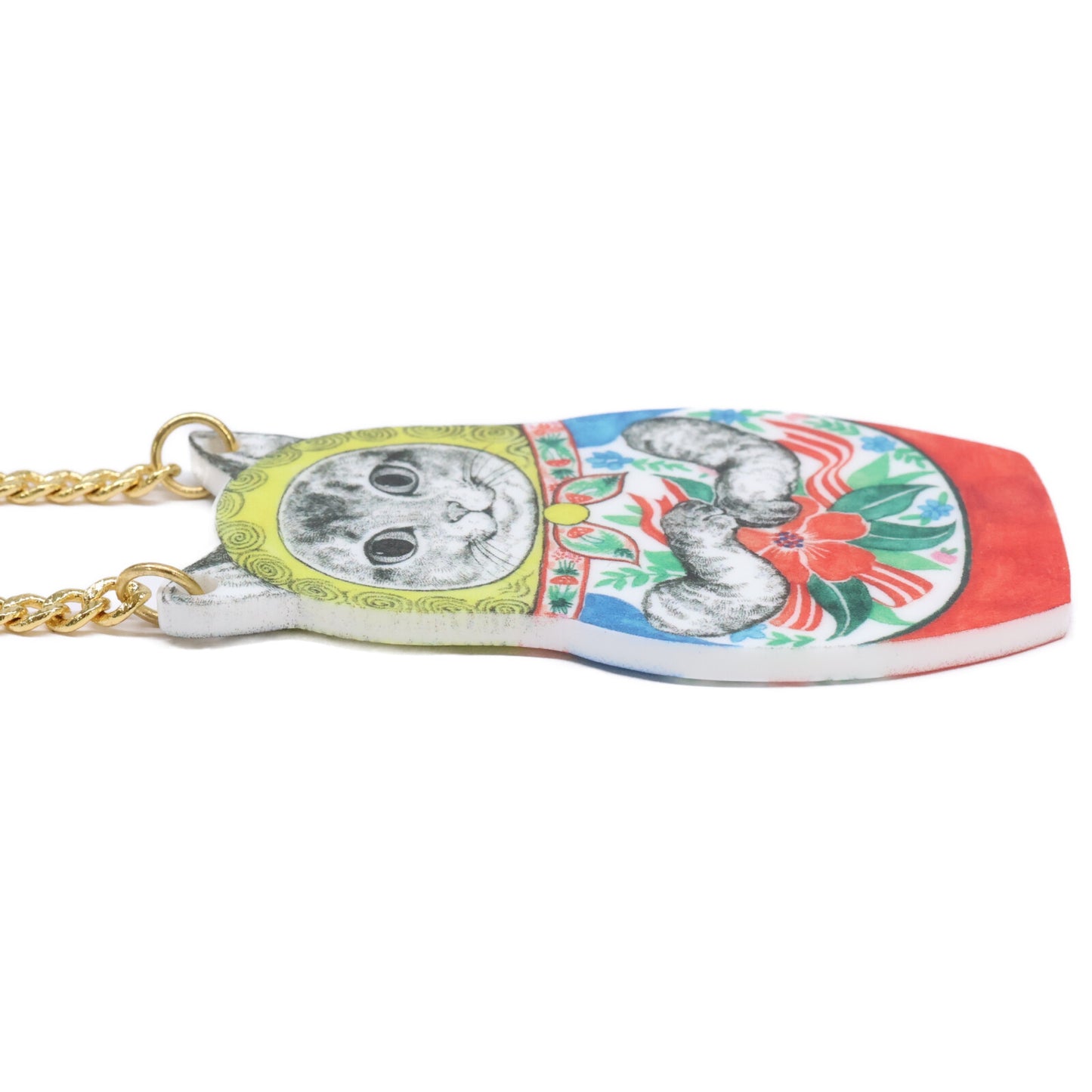 Yuko higuchi ヒグチユウコ 【新品同様】メラントリックヘムライト ネコリョーシカ ネックレス