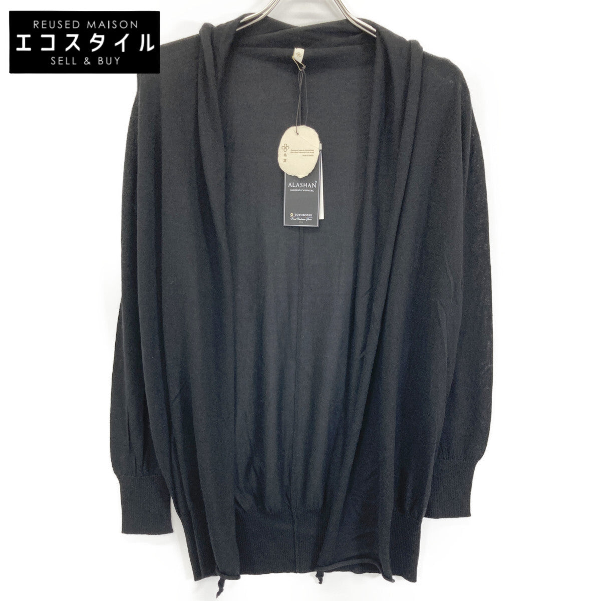 TOYOBOSHI トウヨウボウシ TOKURA ﾌﾞﾗｯｸ 09IT-AC6002 ｶｼﾐﾔ ｶｰﾃﾞｨｶﾞﾝ トップス Ｆ