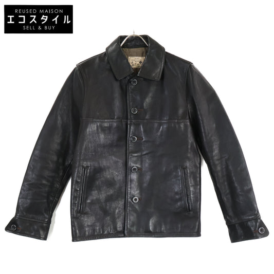 Varde77 バルデセブンティセブン 【美品】9016AW-CM-LJ01 DAMAGE HORSE LEATHER AGING JACKET ホースレザー ジャケット 2