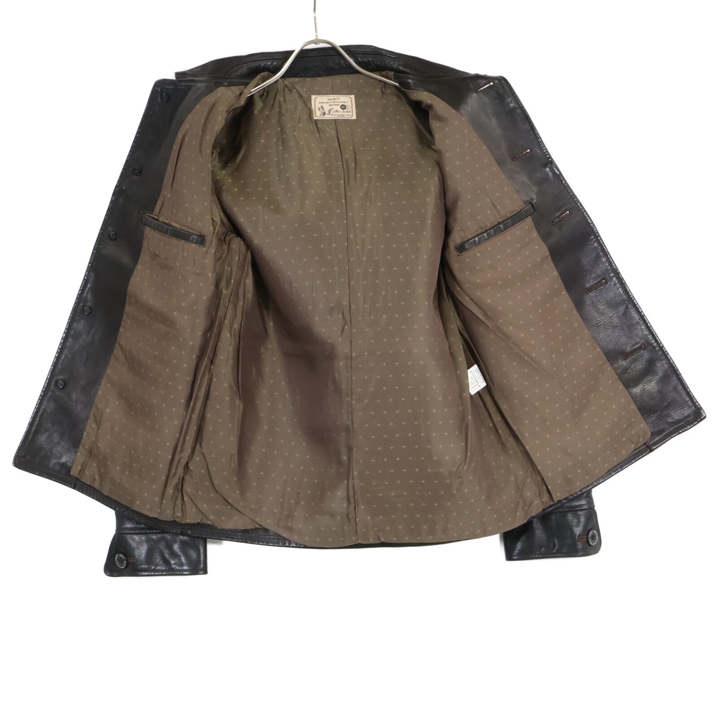 Varde77 バルデセブンティセブン 【美品】9016AW-CM-LJ01 DAMAGE HORSE LEATHER AGING JACKET ホースレザー ジャケット 2