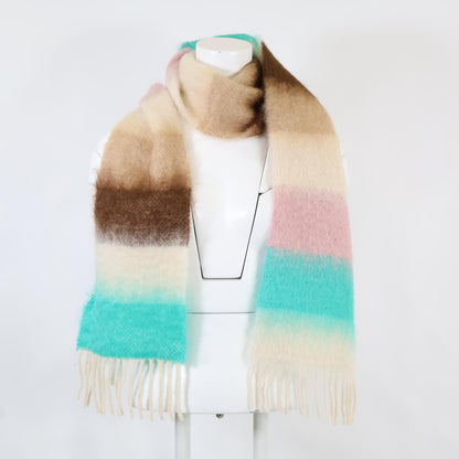 allureville アルアバイル 【新品未使用】202220-54-020-09-020 MANTAS ESCARAY モヘア フリンジ マフラー