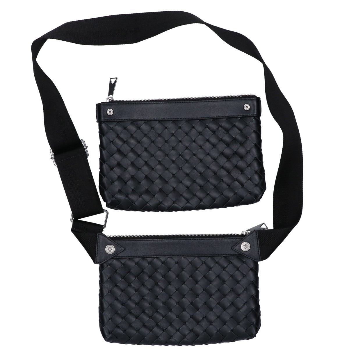 BOTTEGA VENETA ボッテガヴェネタ 美品 651938 デュオ イントレチャート ショルダーバッグ