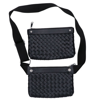 BOTTEGA VENETA ボッテガヴェネタ 美品 651938 デュオ イントレチャート ショルダーバッグ