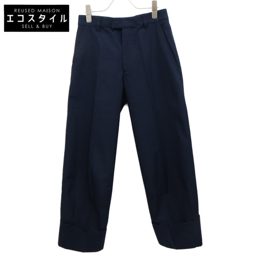 BOTTEGA VENETA ボッテガヴェネタ 美品 22年製 743976 V2BL0 クロップドパンツ ボトムス 34