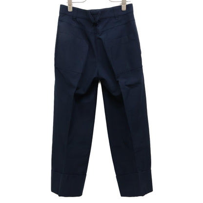 BOTTEGA VENETA ボッテガヴェネタ 美品 22年製 743976 V2BL0 クロップドパンツ ボトムス 34