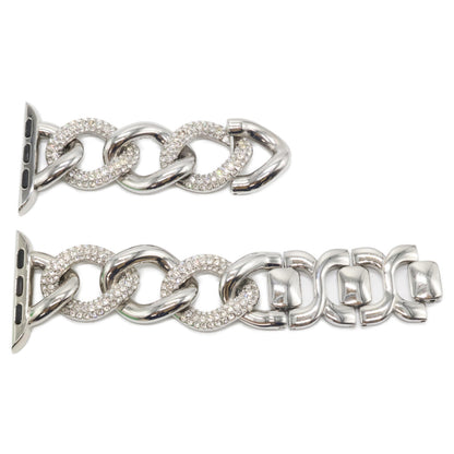 SWAROVSKI スワロフスキー Apple Watch アップルウォッチ 40mm/41mm対応 チェーンストラップ 腕時計