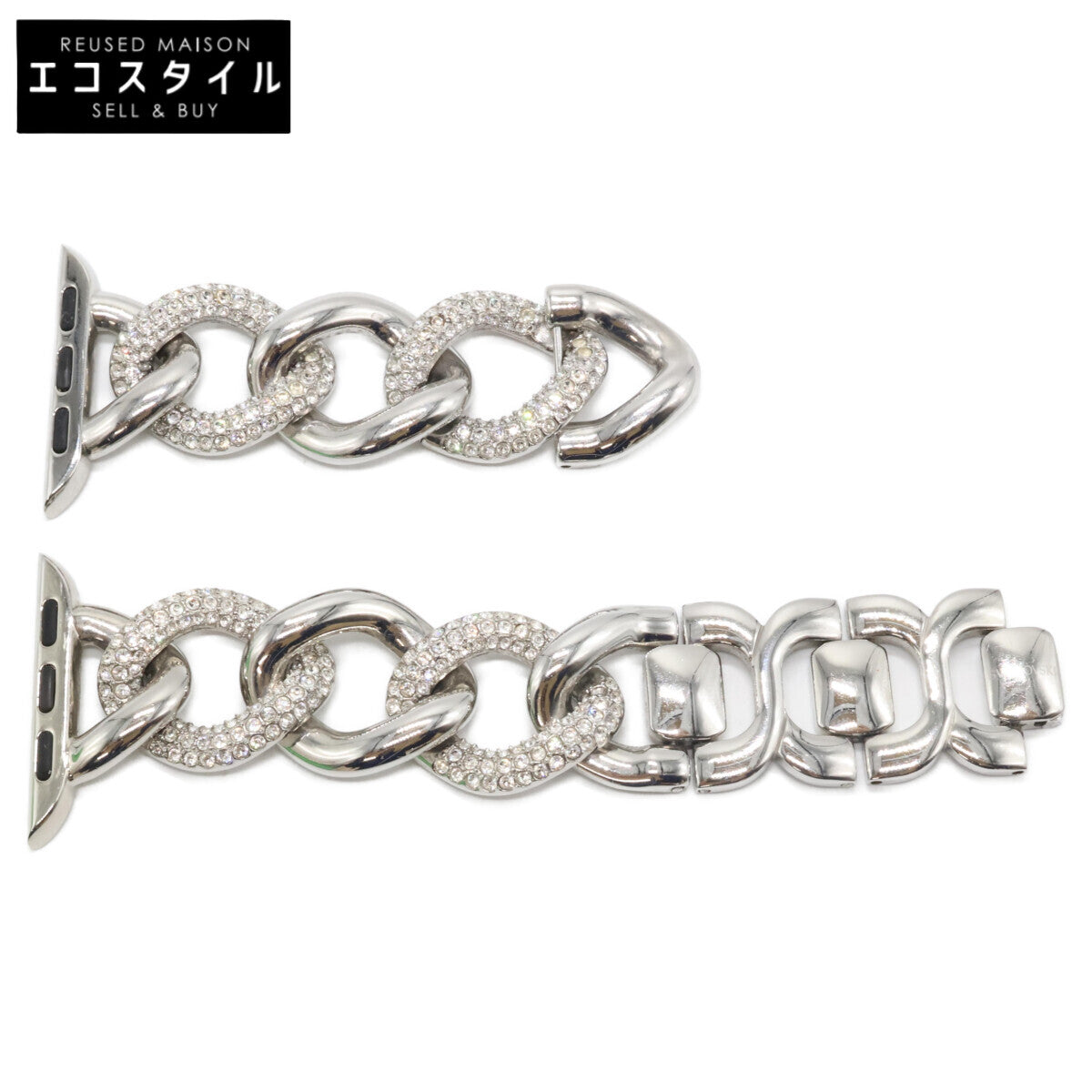 SWAROVSKI スワロフスキー Apple Watch アップルウォッチ 40mm/41mm対応 チェーンストラップ 腕時計