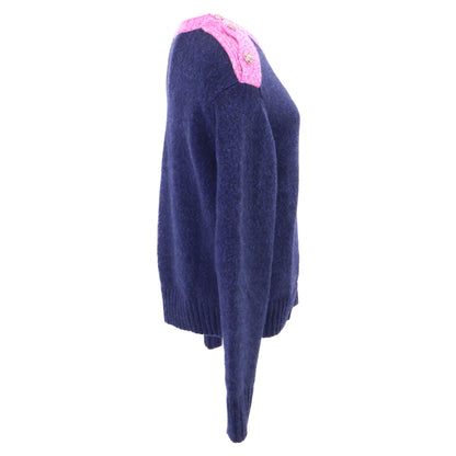 CHANEL シャネル 【美品/国内正規】P73911K10586 ココマーク カシミヤ100％ ニットセーター/ トップス 36