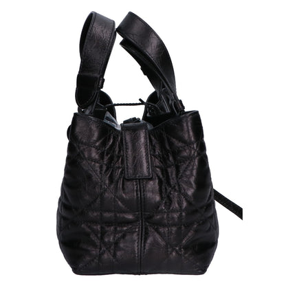 Christian Dior クリスチャンディオール 新品同様 マクロカナージュ クリンクルド カーフスキン Toujours バッグ スモール トートバッグ