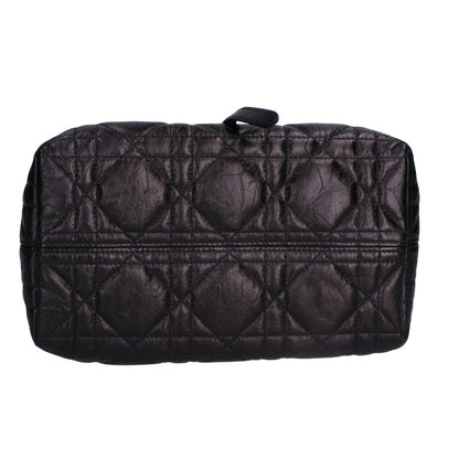 Christian Dior クリスチャンディオール 新品同様 マクロカナージュ クリンクルド カーフスキン Toujours バッグ スモール トートバッグ