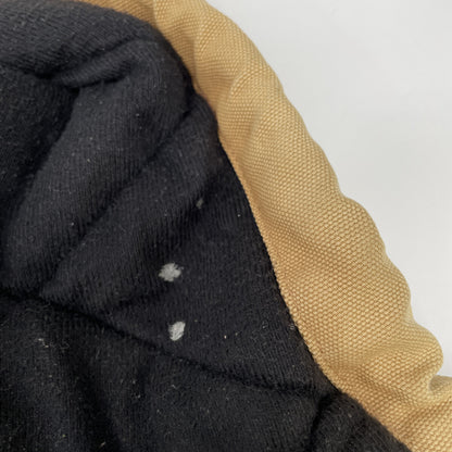 Carhartt カーハート ﾍﾞｰｼﾞｭ USA製 ｷﾙﾃｨﾝｸﾞﾗｲﾅｰ ﾀﾞｯｸ ﾌｰﾄﾞｼﾞｬｹｯﾄ ジャケット ＸＬ