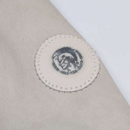 DIESEL ディーゼル シープスキン フーディ― ブルゾン ジャケット S