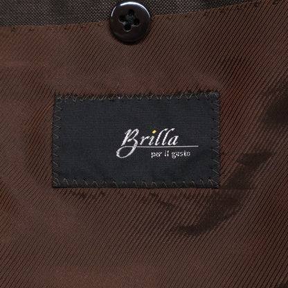 Brilla per il gusto ブリッラ ペル イル グスト 【美品/25SS】24-17-0030-015 DORMEUIL社 モヘアウール 段返り3Bシングル スーツ セットアップ 48