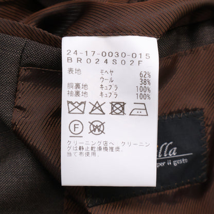Brilla per il gusto ブリッラ ペル イル グスト 【美品/25SS】24-17-0030-015 DORMEUIL社 モヘアウール 段返り3Bシングル スーツ セットアップ 48