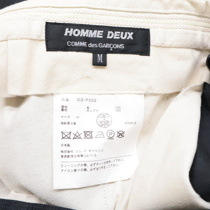 COMMEdesGARCONS HOMME DEUX コムデギャルソンオムドゥ DD-P002 ｸﾞﾚｰ ｳｰﾙ ﾁｪｯｸ 裏地ﾄﾞｯﾄ ｽｰﾂ スーツ セットアップ Ｍ