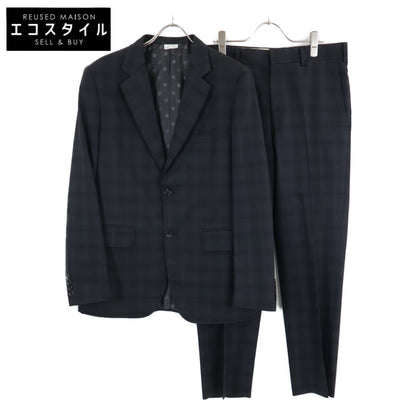 COMMEdesGARCONS HOMME DEUX コムデギャルソンオムドゥ DD-P002 ｸﾞﾚｰ ｳｰﾙ ﾁｪｯｸ 裏地ﾄﾞｯﾄ ｽｰﾂ スーツ セットアップ Ｍ