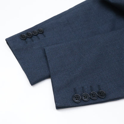 ARMANI COLLEZIONI アルマーニコレッツォーニ UCGME0 ﾈｲﾋﾞｰ ｳｰﾙｺｯﾄﾝ ｽｰﾂ スーツ セットアップ 48