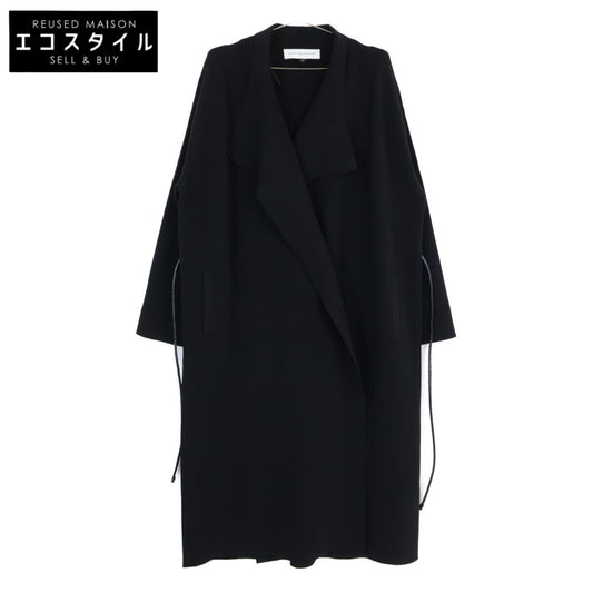 Adolfo Dominguez アドルフォドミンゲス 8445574284227 ﾌﾞﾗｯｸ ﾛﾝｸﾞｺｰﾄ コート Ｓ