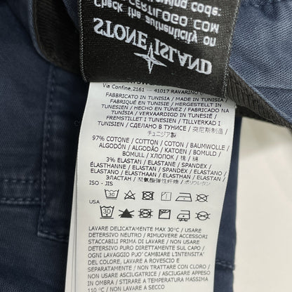 STONE ISLAND ストーンアイランド 20AW 721531304 ﾌﾞﾙｰ ｽﾄﾚｯﾁｶｰｺﾞﾊﾟﾝﾂ ボトムス 31