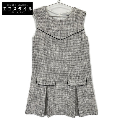 sheller シェリエ ﾎﾜｲﾄ SL172030606 ﾎﾞｯｸｽﾌﾟﾘｰﾂﾂｲｰﾄﾞﾐﾆﾄﾞﾚｽﾜﾝﾋﾟｰｽ ワンピース F