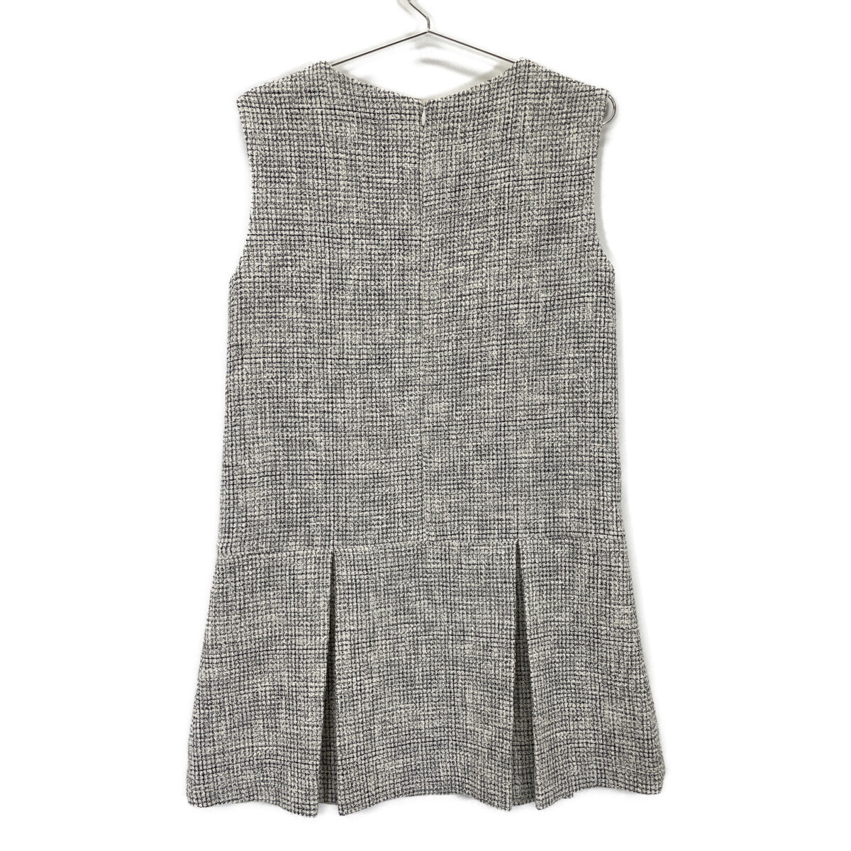 sheller シェリエ ﾎﾜｲﾄ SL172030606 ﾎﾞｯｸｽﾌﾟﾘｰﾂﾂｲｰﾄﾞﾐﾆﾄﾞﾚｽﾜﾝﾋﾟｰｽ ワンピース F