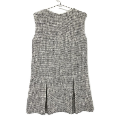 sheller シェリエ ﾎﾜｲﾄ SL172030606 ﾎﾞｯｸｽﾌﾟﾘｰﾂﾂｲｰﾄﾞﾐﾆﾄﾞﾚｽﾜﾝﾋﾟｰｽ ワンピース F