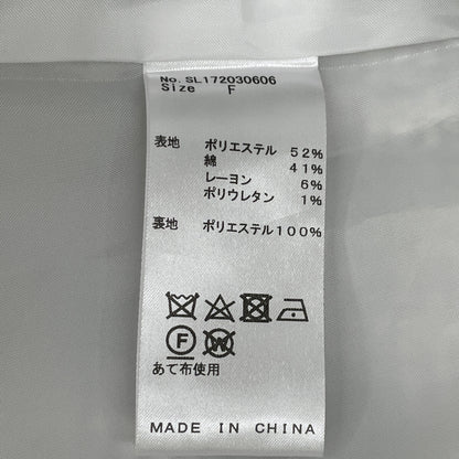 sheller シェリエ ﾎﾜｲﾄ SL172030606 ﾎﾞｯｸｽﾌﾟﾘｰﾂﾂｲｰﾄﾞﾐﾆﾄﾞﾚｽﾜﾝﾋﾟｰｽ ワンピース F