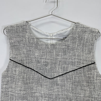 sheller シェリエ ﾎﾜｲﾄ SL172030606 ﾎﾞｯｸｽﾌﾟﾘｰﾂﾂｲｰﾄﾞﾐﾆﾄﾞﾚｽﾜﾝﾋﾟｰｽ ワンピース F