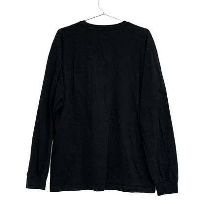 DIOR ディオール 413J642A0817 ﾌﾞﾗｯｸ 24SS ｺｯﾄﾝ ﾏﾙﾁｶﾗｰﾛｺﾞ 長袖Tｼｬﾂ トップス M