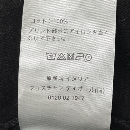 DIOR ディオール 413J642A0817 ﾌﾞﾗｯｸ 24SS ｺｯﾄﾝ ﾏﾙﾁｶﾗｰﾛｺﾞ 長袖Tｼｬﾂ トップス M