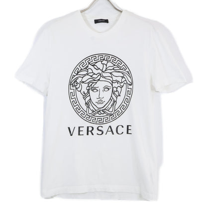 Versace ヴェルサーチ A89497S ﾎﾜｲﾄ ﾒﾃﾞｩｰｻ ﾌﾟﾘﾝﾄTｼｬﾂ トップス Ⅿ