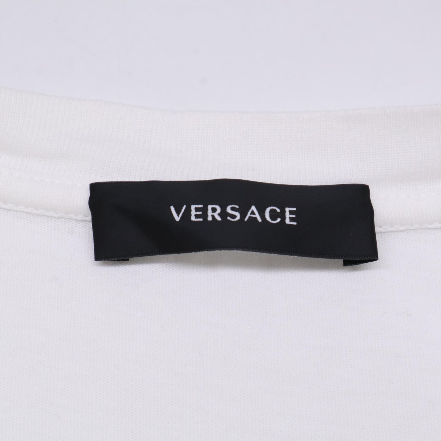 Versace ヴェルサーチ A89497S ﾎﾜｲﾄ ﾒﾃﾞｩｰｻ ﾌﾟﾘﾝﾄTｼｬﾂ トップス Ⅿ