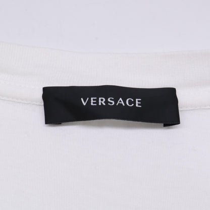 Versace ヴェルサーチ A89497S ﾎﾜｲﾄ ﾒﾃﾞｩｰｻ ﾌﾟﾘﾝﾄTｼｬﾂ トップス Ⅿ