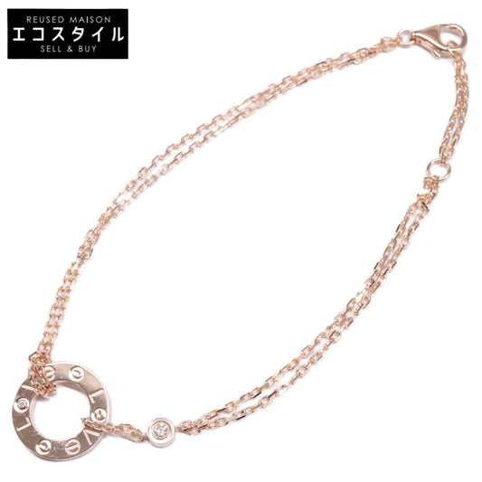 Cartier カルティエ 新品同様 750 2Pダイヤモンド ラブ サークル ブレスレット