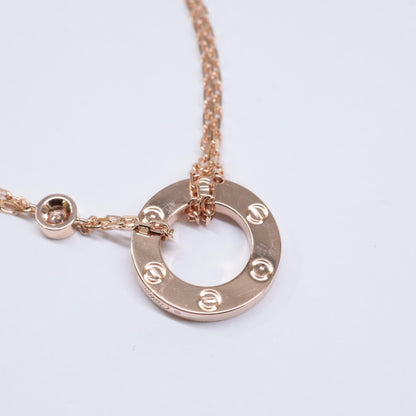 Cartier カルティエ 新品同様 750 2Pダイヤモンド ラブ サークル ブレスレット