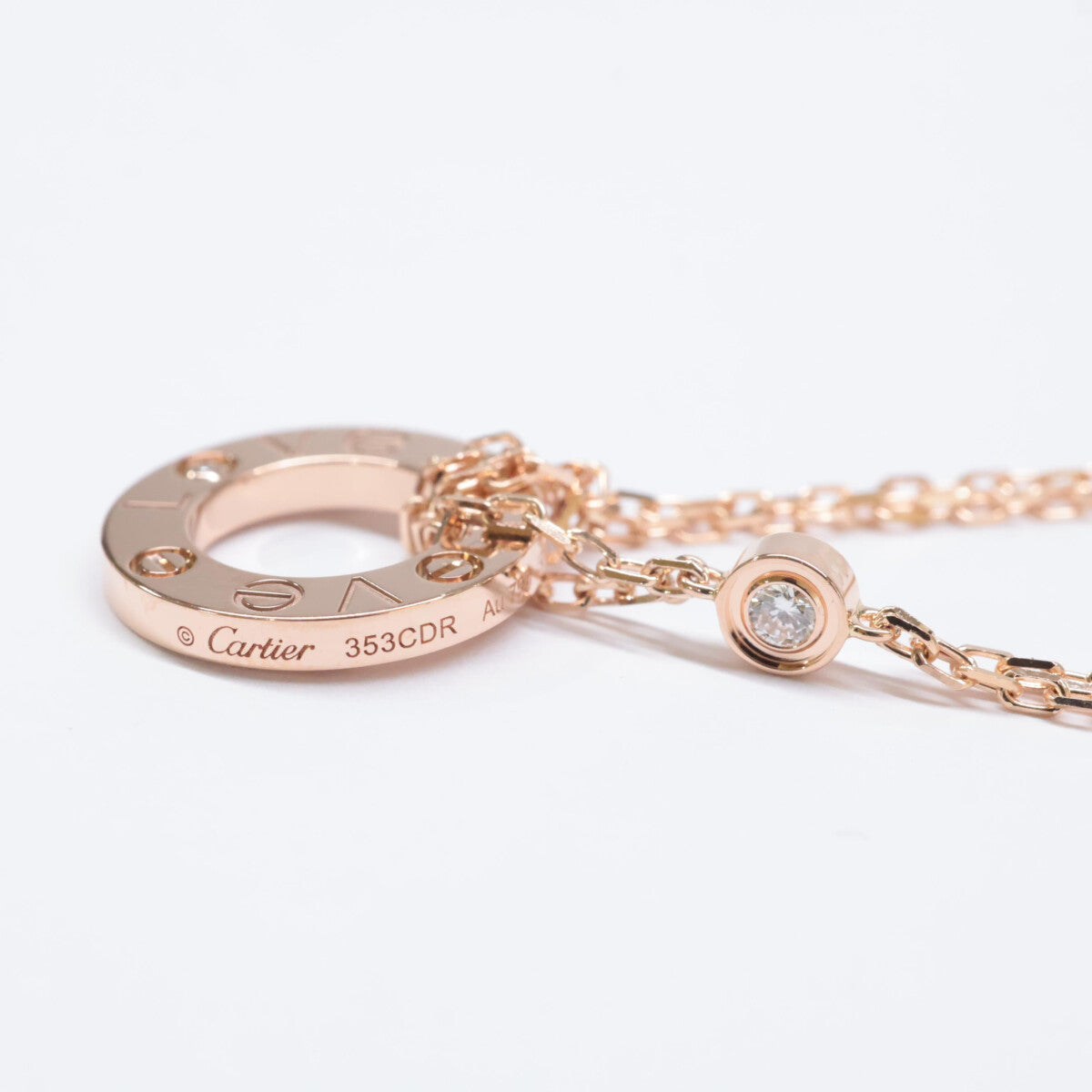 Cartier カルティエ 新品同様 750 2Pダイヤモンド ラブ サークル ブレスレット