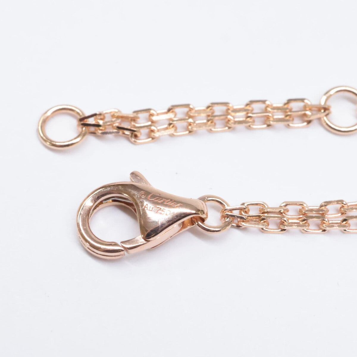 Cartier カルティエ 新品同様 750 2Pダイヤモンド ラブ サークル ブレスレット