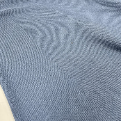 TO BE CHIC トゥービーシック 22年 ﾌﾞﾙｰ ﾚｰﾖﾝﾎﾟﾘｴｽﾃﾙ ﾌﾟﾙｵｰﾊﾞｰﾆｯﾄ ｾｯﾄｱｯﾌﾟ スーツ セットアップ 42