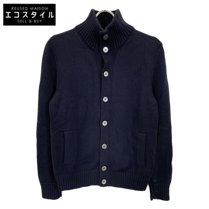 ZANONE ザノーネ 7ETJP4 ZC239 CHIOTO ﾈｲﾋﾞｰ ｽﾀﾝﾄﾞｶﾗｰ ﾆｯﾄｶｰﾃﾞｨｶﾞﾝ トップス 48