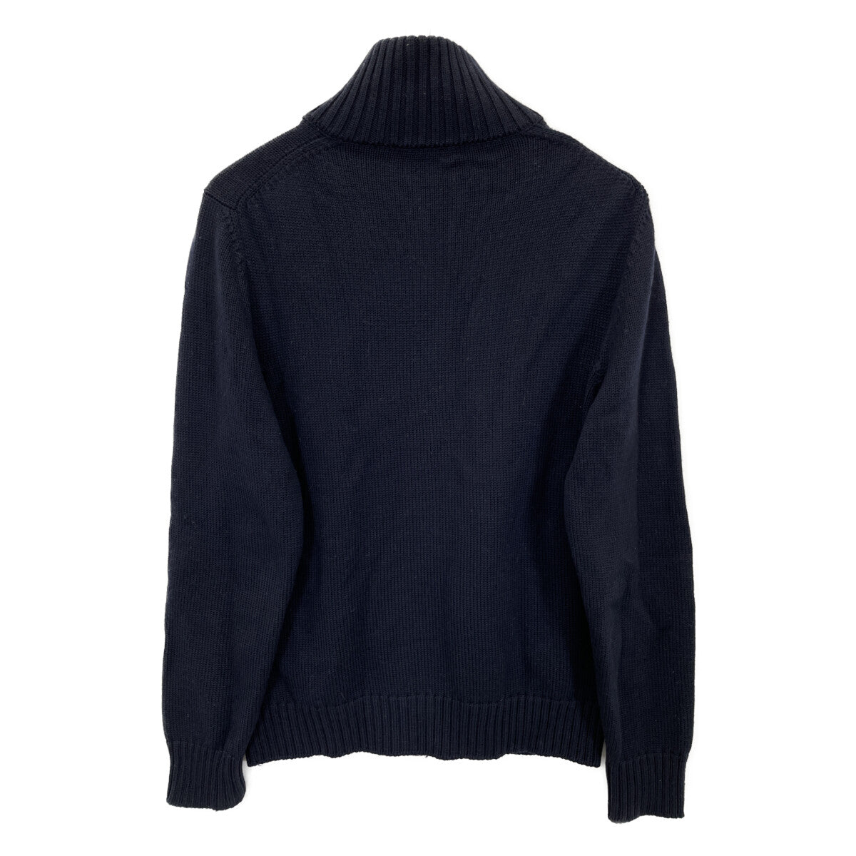 ZANONE ザノーネ 7ETJP4 ZC239 CHIOTO ﾈｲﾋﾞｰ ｽﾀﾝﾄﾞｶﾗｰ ﾆｯﾄｶｰﾃﾞｨｶﾞﾝ トップス 48