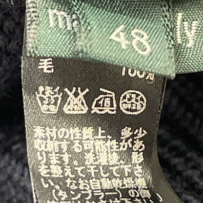 ZANONE ザノーネ 7ETJP4 ZC239 CHIOTO ﾈｲﾋﾞｰ ｽﾀﾝﾄﾞｶﾗｰ ﾆｯﾄｶｰﾃﾞｨｶﾞﾝ トップス 48