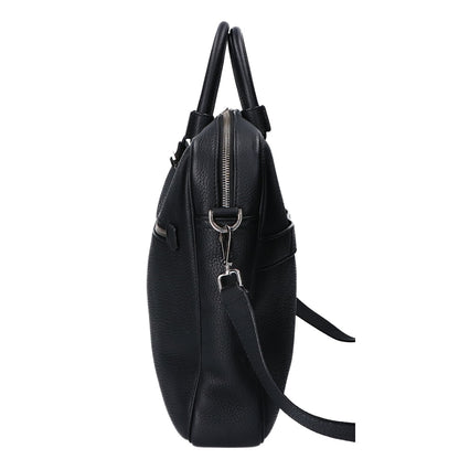 SERAPIAN セラピアン CACHEMIRE レザー製スリム ビジネスバッグ ブリーフケース