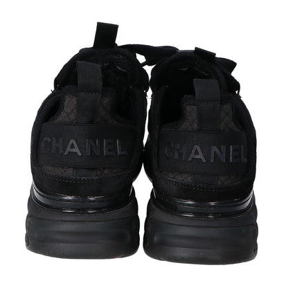 CHANEL シャネル G38501 ココマーク マトラッセ キルティング スエード スニーカー シューズ 36