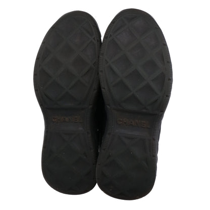 CHANEL シャネル G38501 ココマーク マトラッセ キルティング スエード スニーカー シューズ 36