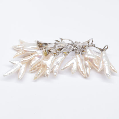 SV925 SV925 SV925 デザイン パール ブローチ