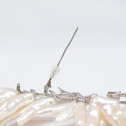 SV925 SV925 SV925 デザイン パール ブローチ