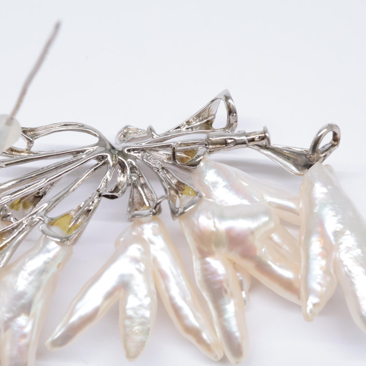 SV925 SV925 SV925 デザイン パール ブローチ