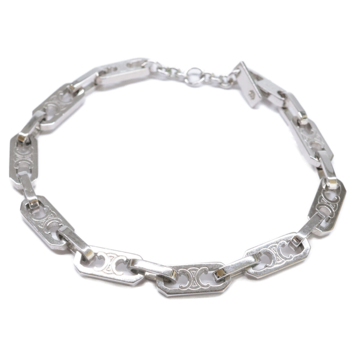 CELINE セリーヌ 461OK6BRA.36SI ロジウムフィニッシュ ブラス トリオンフ スモール オクタゴン ブレスレット