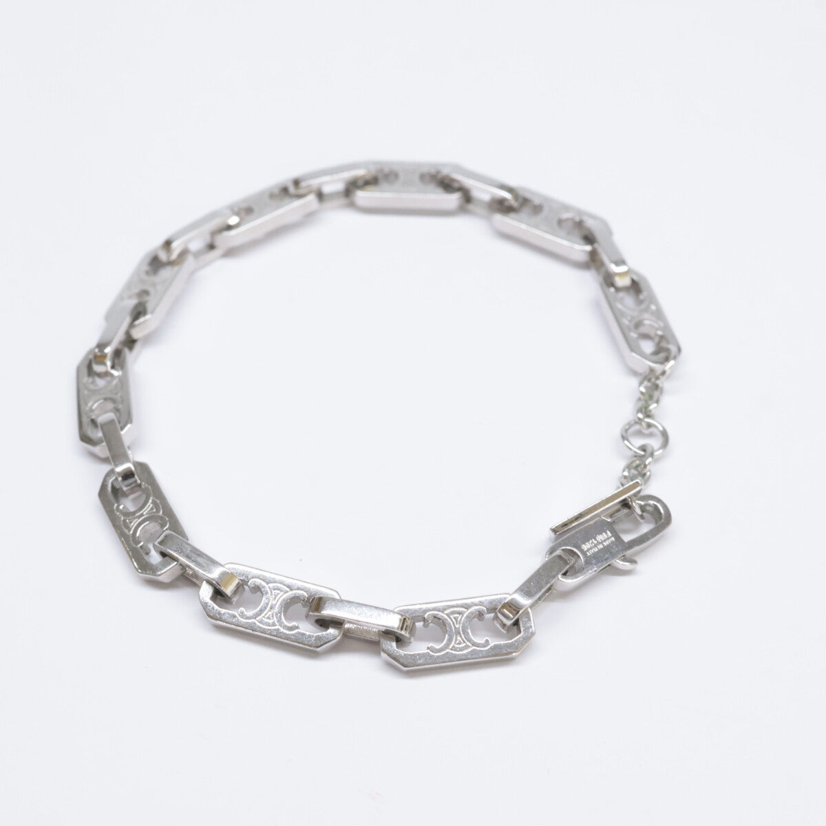 CELINE セリーヌ 461OK6BRA.36SI ロジウムフィニッシュ ブラス トリオンフ スモール オクタゴン ブレスレット