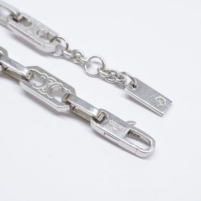 CELINE セリーヌ 461OK6BRA.36SI ロジウムフィニッシュ ブラス トリオンフ スモール オクタゴン ブレスレット